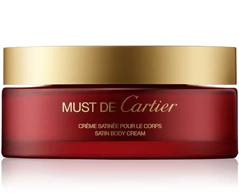 must de cartier body cream.